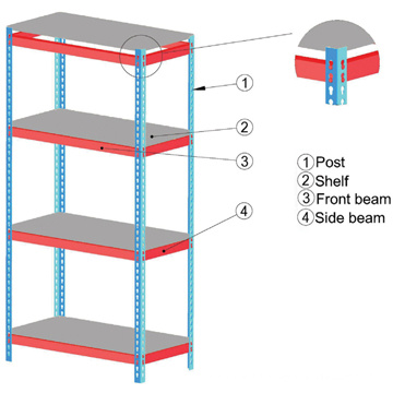 High quality and resonable price light Duty Storage Racking Combination